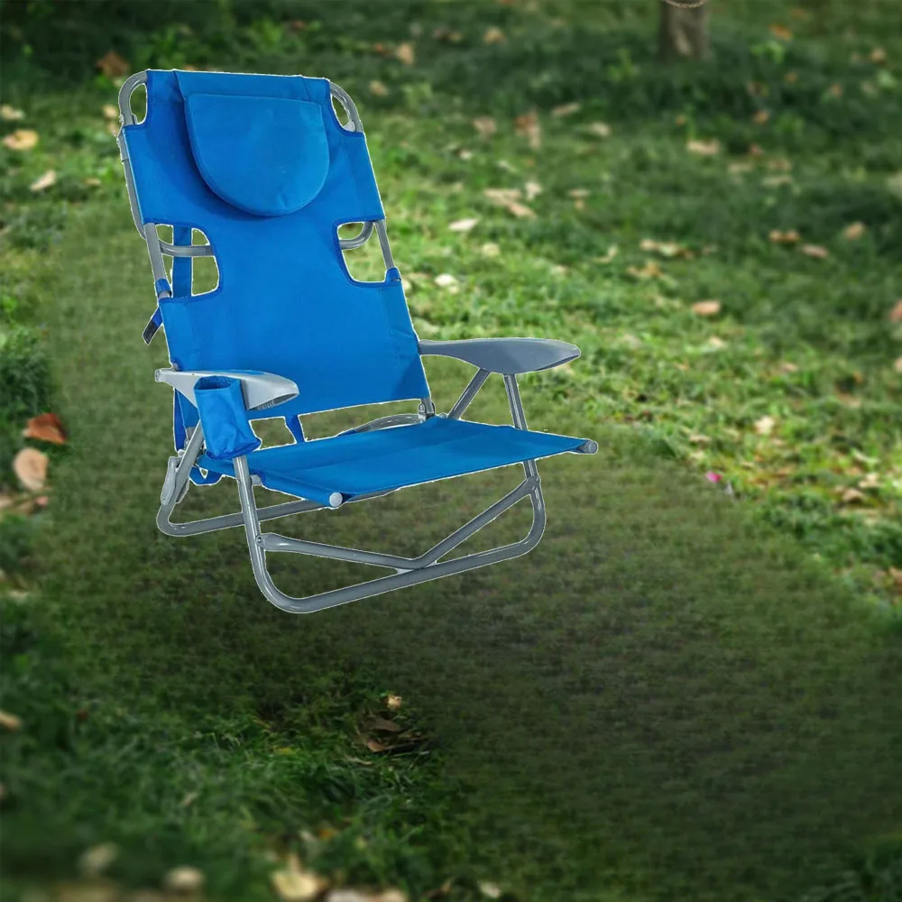 On-Your-Back Outdoor Lounge 5 Position Reclining Beach Chair, 9 Inch, Adjustable, Durable, Lightweight (2 Pack)
On-Your-Back Outdoor Lounge 5 Position Reclining Beach Chair, 9 Inch, Adjustable, Durable, Lightweight (2 Pack)