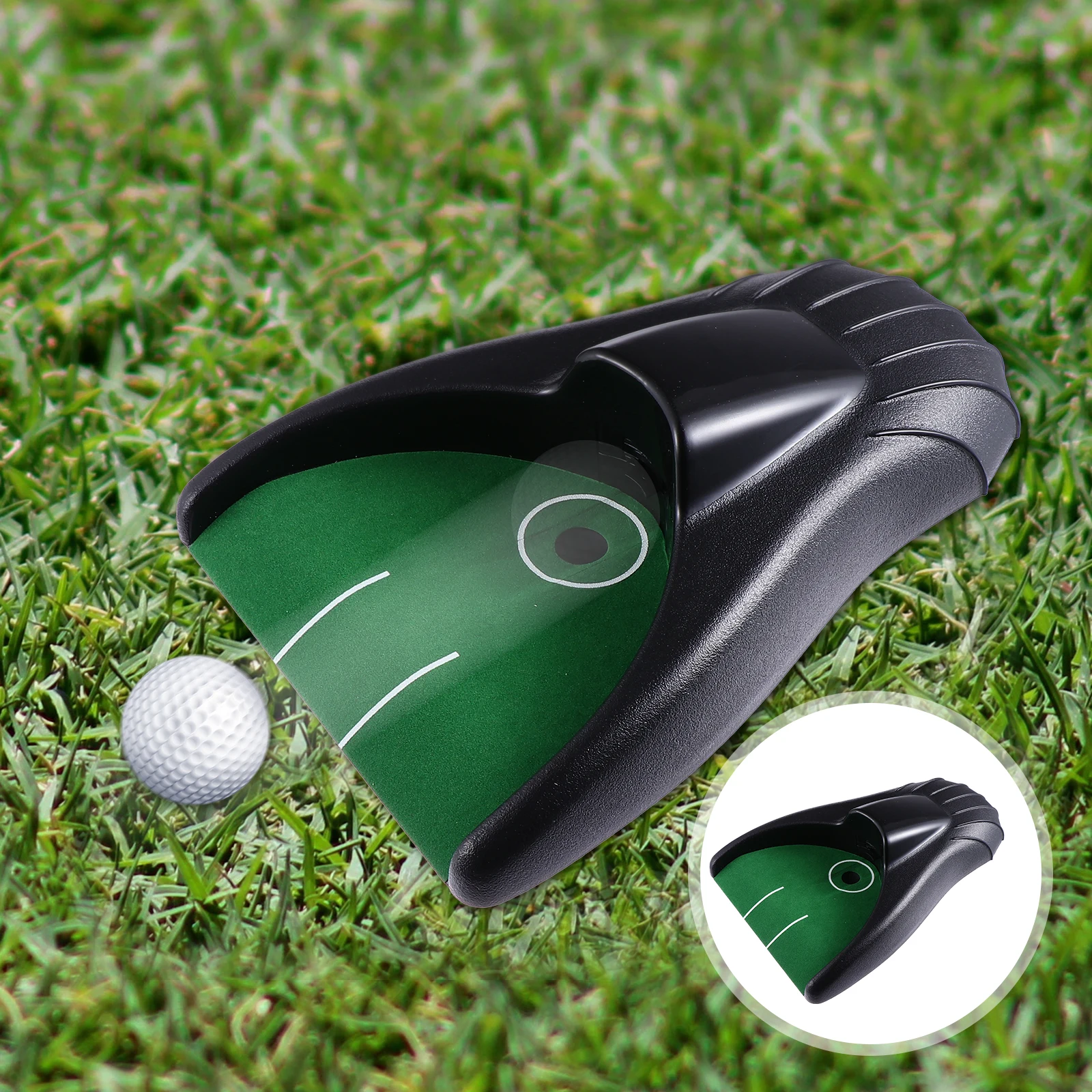 Returner Black Golf Ball Trainer Automatic Putting Machine Durable Professional Golfs Putter Golfs Ball Return
Returner Black Golf Ball Trainer Automatic Putting Machine Durable Professional Golfs Putter Golfs Ball Return