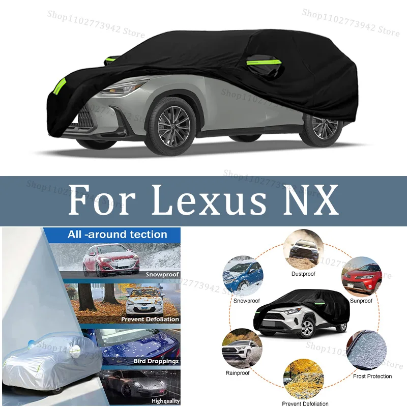 Для Lexus NX автомобильный чехол автомобильный водонепроницаемый всепогодный автомобильный полностью внешний чехол-солнцезащитный уличный чехол против царапин
Для Lexus NX автомобильный чехол автомобильный водонепроницаемый всепогодный автомобильный полностью внешний чехол-солнцезащитный уличный чехол против царапин