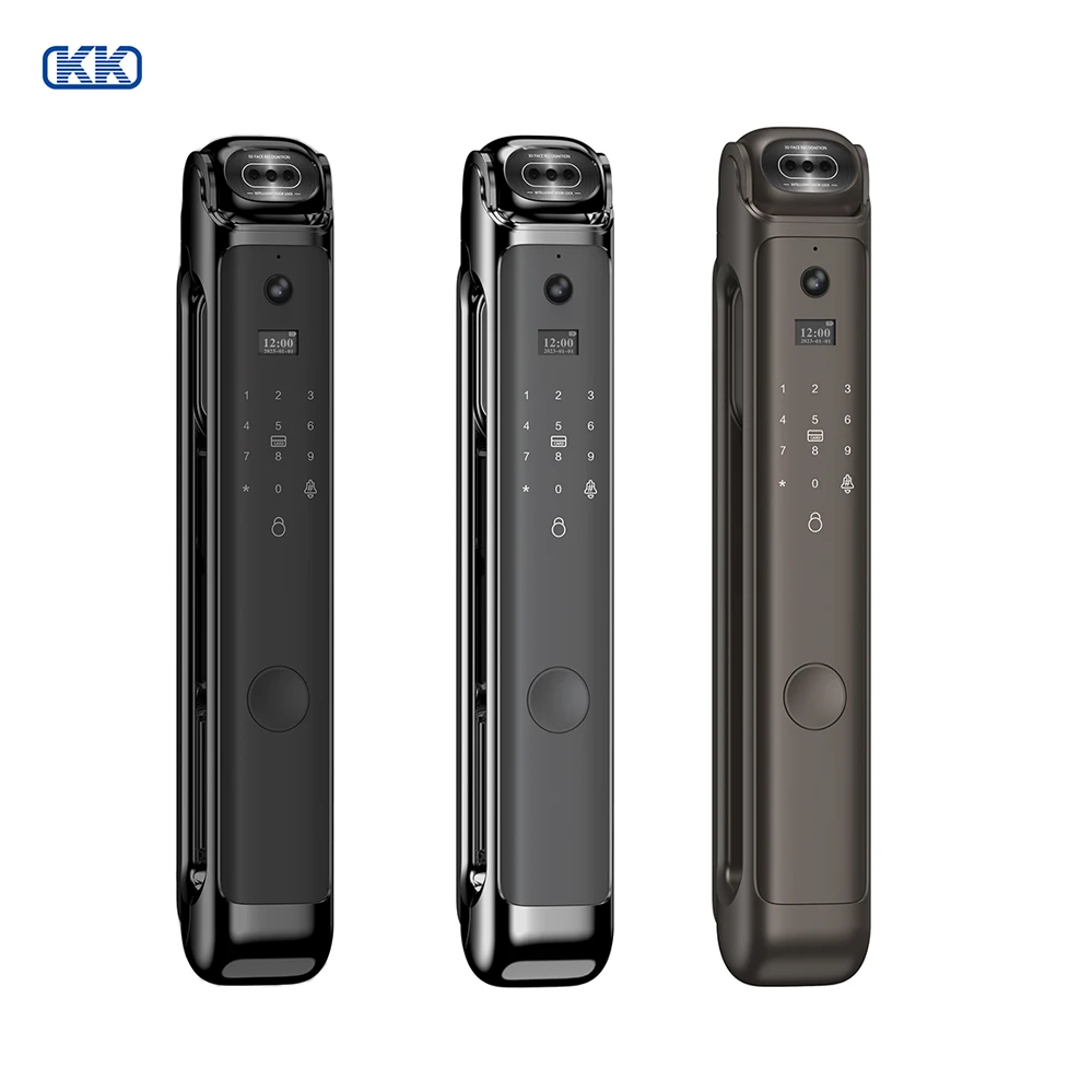 Security Electronic Tuya Wifi Cerradura Intelligent Digital Fingerprint Face Recognition Smart Door Lock With Camera For Home
Security Electronic Tuya Wifi Cerradura Intelligent Digital Fingerprint Face Recognition Smart Door Lock With Camera For Home