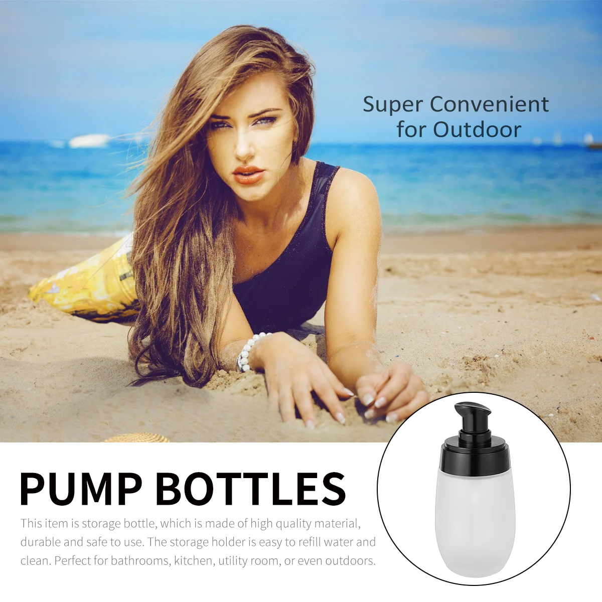 3Pcs Pump Bottles Storage Containers Refillable Press Pump Bottles for Bathroom Kitchen Travel Portable Use
3Pcs Pump Bottles Storage Containers Refillable Press Pump Bottles for Bathroom Kitchen Travel Portable Use