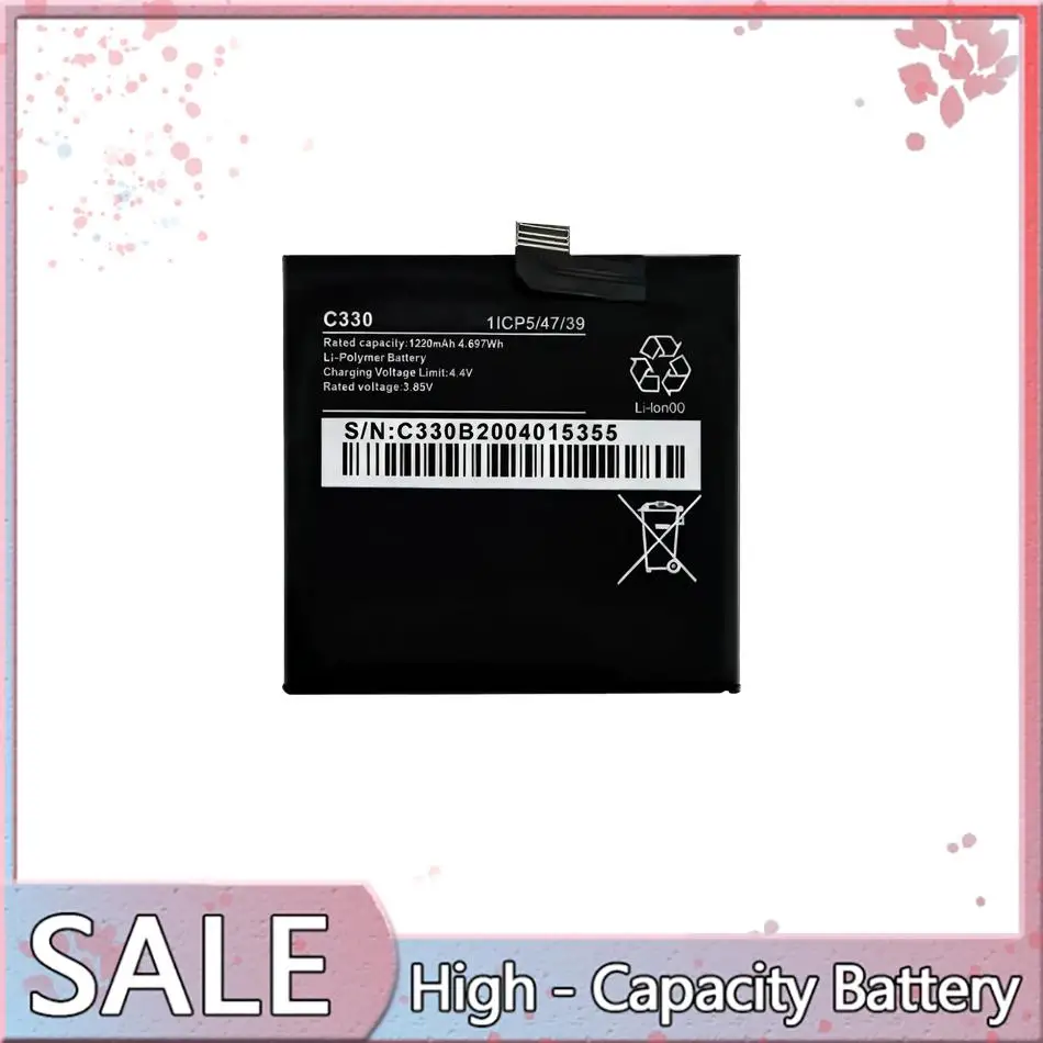 For Wiko C330 Long-Lasting 1220mAh Mobile Phone Battery
For Wiko C330 Long-Lasting 1220mAh Mobile Phone Battery