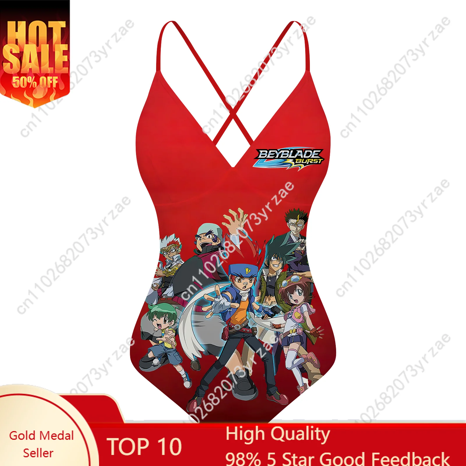 Beyblade V-neck Halter Back Swimsuit Womens Bathing Suits Pool Party Swimwear Sexy Bikini Custom Made Bathing Suits
Beyblade V-neck Halter Back Swimsuit Womens Bathing Suits Pool Party Swimwear Sexy Bikini Custom Made Bathing Suits
