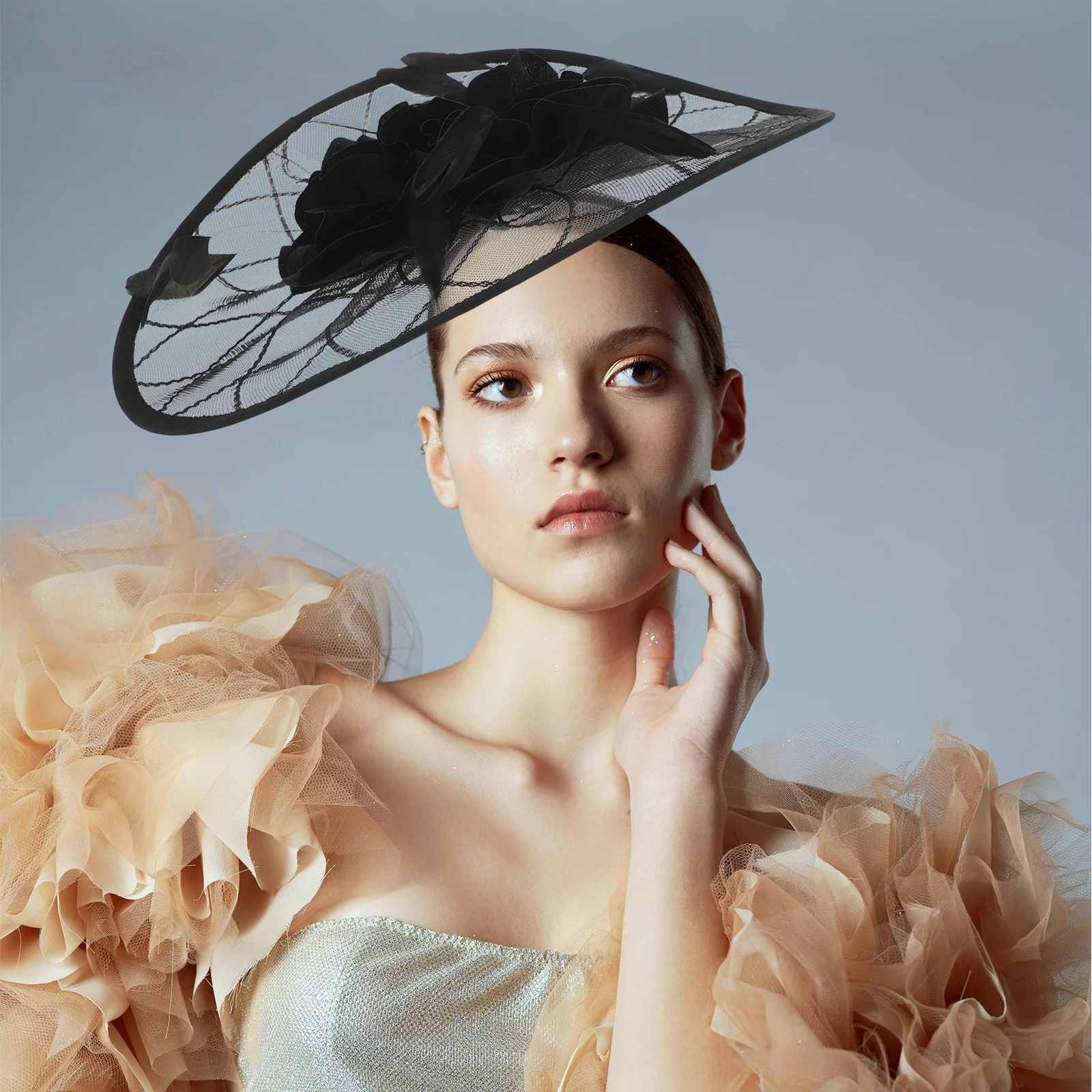 Elegant Retro Mesh Fascinator Headband Bridal Party Cocktail Wedding Hairband Vintage Accessories Mesh Headdress Hat
Elegant Retro Mesh Fascinator Headband Bridal Party Cocktail Wedding Hairband Vintage Accessories Mesh Headdress Hat