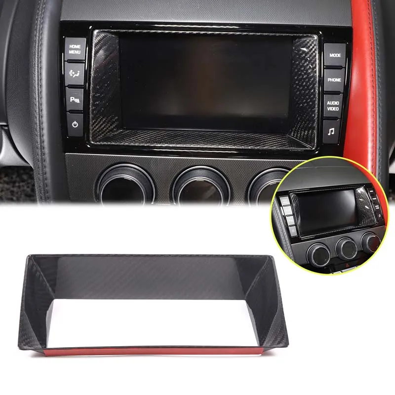 For Jaguar F-TYPE 2013-2018 Real Carbon Fiber Car Central Control Navigation Screen Panel Frame Sticker ABS Interior Accessories
For Jaguar F-TYPE 2013-2018 Real Carbon Fiber Car Central Control Navigation Screen Panel Frame Sticker ABS Interior Accessories
