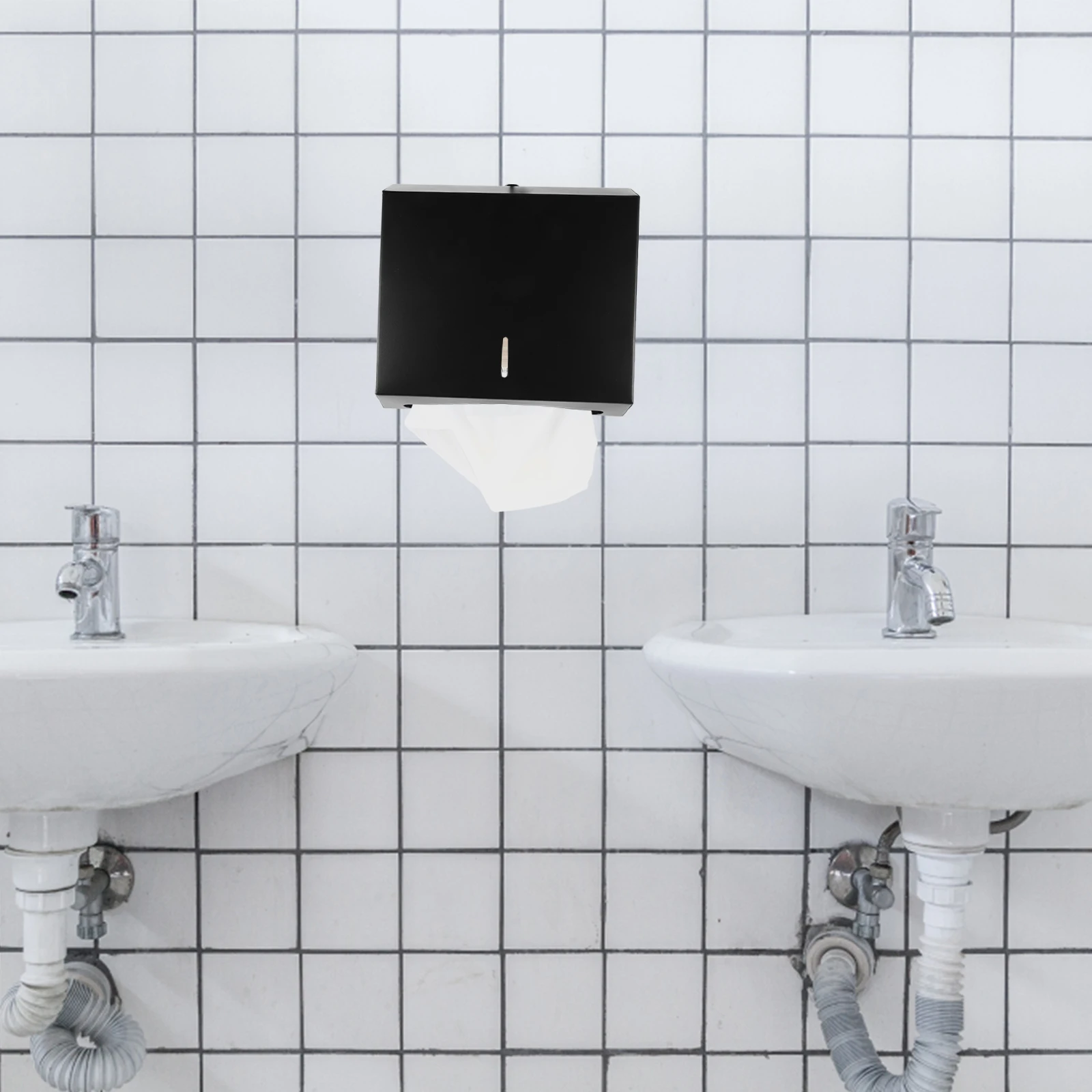 Stainless Steel Tissue Holder Bathroom Rack Durable Square Design Easy Install Anti Splash Suitable For Toilet Hotel Use Tissue
Stainless Steel Tissue Holder Bathroom Rack Durable Square Design Easy Install Anti Splash Suitable For Toilet Hotel Use Tissue