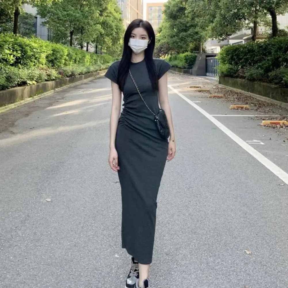 Lightweight Party Dress Sexy Sheath Dress Elegant Ankle Length Maxi Dress for Women Soft Breathable O Neck Short Sleeve Sheath
Lightweight Party Dress Sexy Sheath Dress Elegant Ankle Length Maxi Dress for Women Soft Breathable O Neck Short Sleeve Sheath