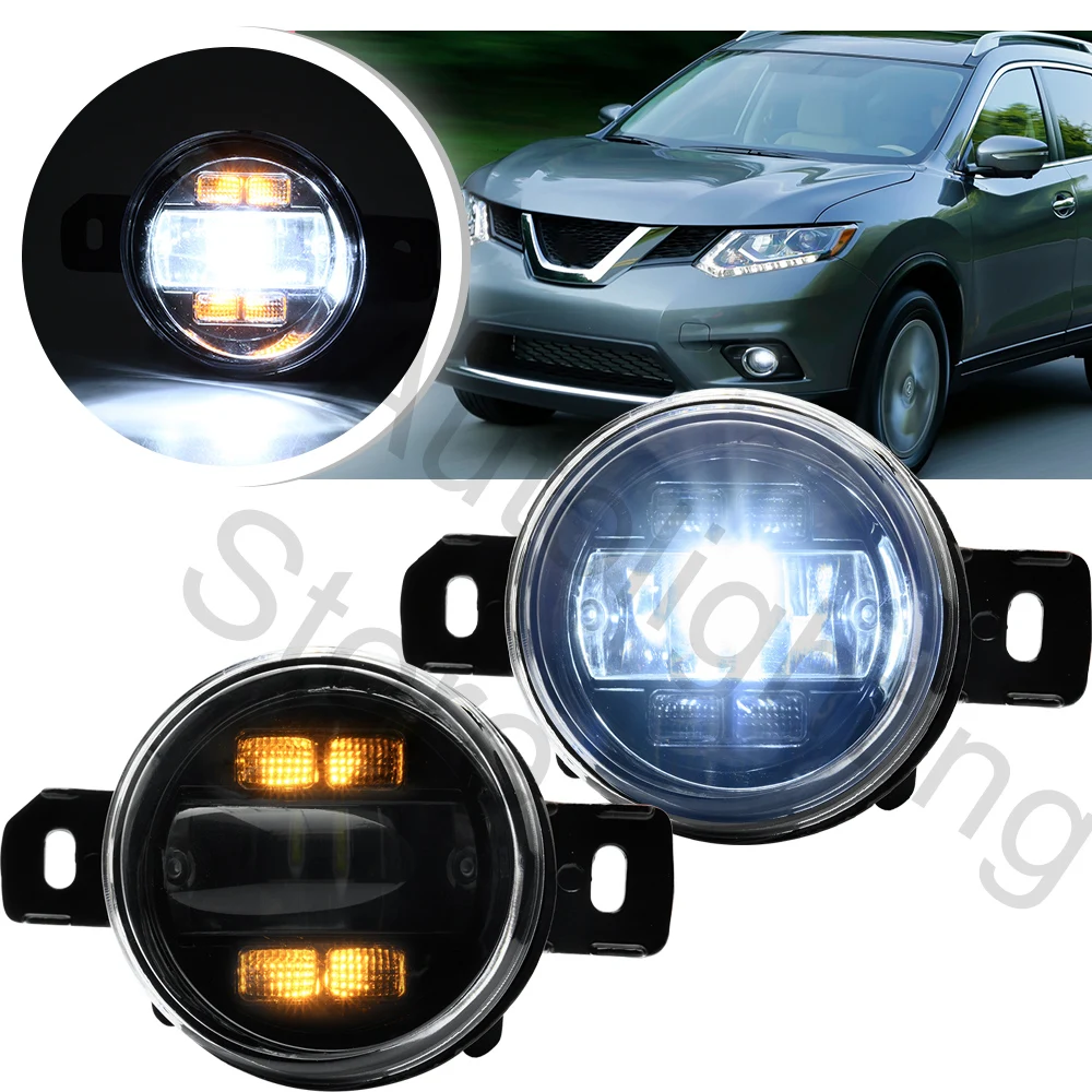 2PCS LED H8 H11Fog Light For Nissan Juke NV400 X-Trail T30 T32 Qashqai J10 Renault Clio II W/DRL turn signal light Driving light
2PCS LED H8 H11Fog Light For Nissan Juke NV400 X-Trail T30 T32 Qashqai J10 Renault Clio II W/DRL turn signal light Driving light