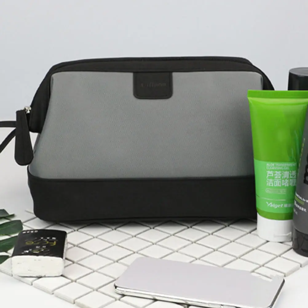 Водонепроницаемая сумка для туалетных принадлежностей, большая вместительная нейлоновая ткань, дорожные сумки для хранения, мужская и женская сумка для стирки, прочная, высокая плотность 
Водонепроницаемая сумка для туалетных принадлежностей, большая вместительная нейлоновая ткань, дорожные сумки для хранения, мужская и женская сумка для стирки, прочная, высокая плотность