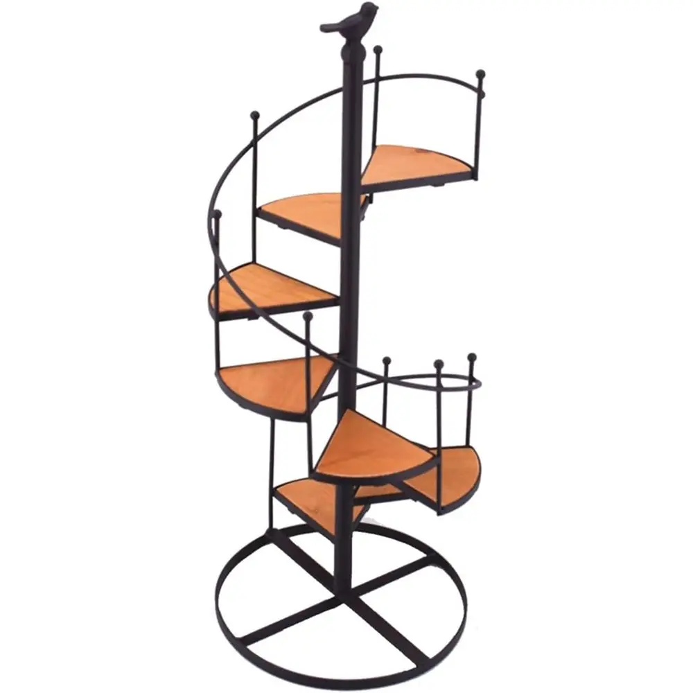 Multi-Tier Iron Ladder Plant Stand for Balcony and Indoor Use, Rotating Pots and Bonsai Display
Multi-Tier Iron Ladder Plant Stand for Balcony and Indoor Use, Rotating Pots and Bonsai Display