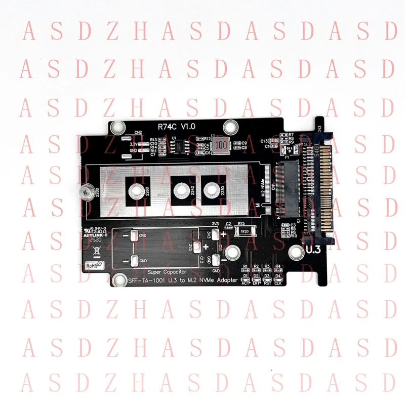 Адаптер-корпус для SSD M.2 NVMe в U.2 PCIe5/U.3 PCIe 4.0X4 SFF8639
Адаптер-корпус для SSD M.2 NVMe в U.2 PCIe5/U.3 PCIe 4.0X4 SFF8639