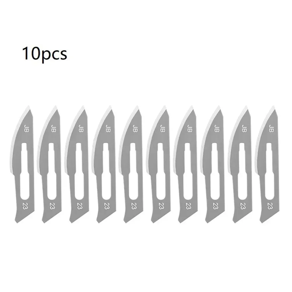 20pc Carbon Steel Scalpel-Blades+2pc Thicken Stainless Steel Handle DIY Cutting PCB Repair Tools For Making Small Incisions
20pc Carbon Steel Scalpel-Blades+2pc Thicken Stainless Steel Handle DIY Cutting PCB Repair Tools For Making Small Incisions