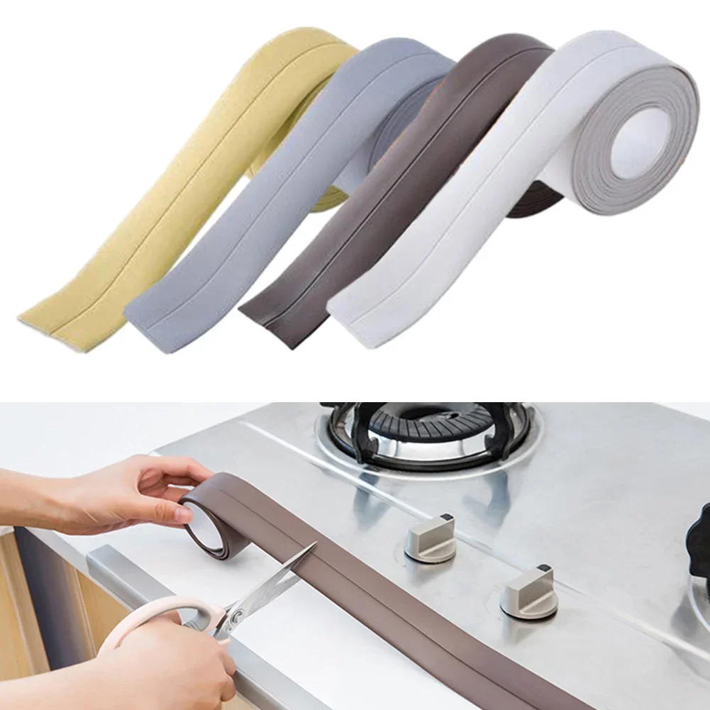 3pcs 3.2m Waterproof Wall Tape Bathroom Kitchen Adhesive Tape Contour Tape Cardboard Sealing Strip Shower Sink Bath Caulk Tape
3pcs 3.2m Waterproof Wall Tape Bathroom Kitchen Adhesive Tape Contour Tape Cardboard Sealing Strip Shower Sink Bath Caulk Tape 