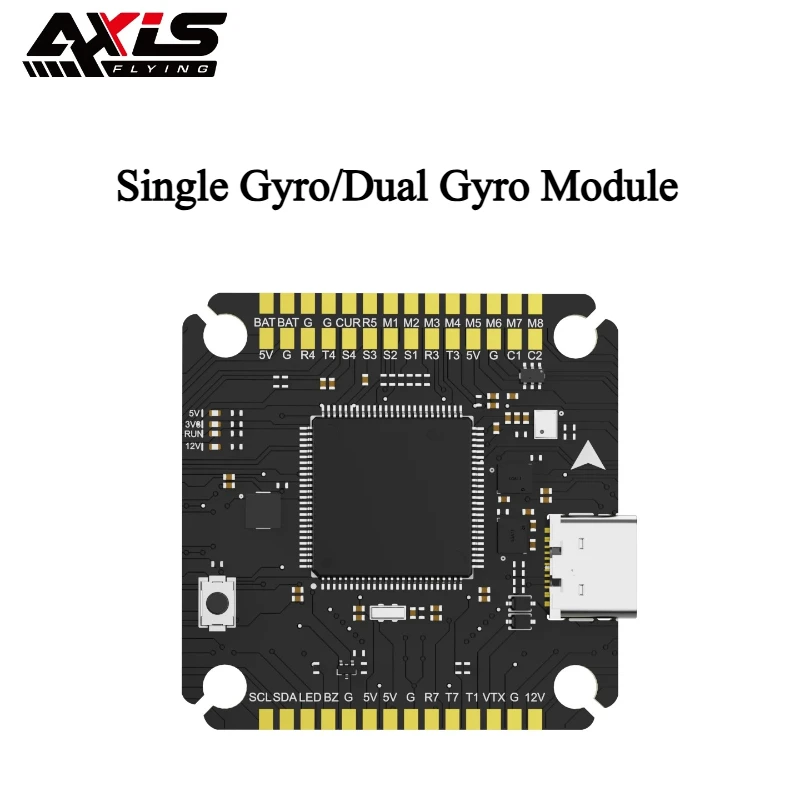 Axisflying H743PRO Flight Controller with Single Gyro/Dual Gyro Module for Model Aircraft FPV airplane plug and play design
Axisflying H743PRO Flight Controller with Single Gyro/Dual Gyro Module for Model Aircraft FPV airplane plug and play design
