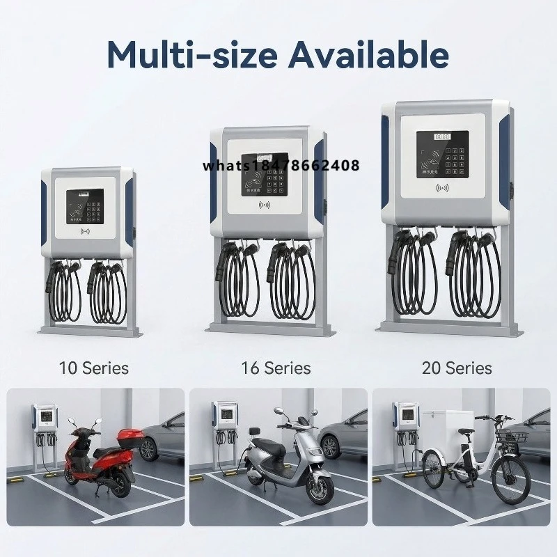 New Electric Scooter Bicycle Level 2 Electric Vehicle Fast Charging Station 220V IP54 2200W Wall Mounted RoHS Certified 10-Way C
New Electric Scooter Bicycle Level 2 Electric Vehicle Fast Charging Station 220V IP54 2200W Wall Mounted RoHS Certified 10-Way C