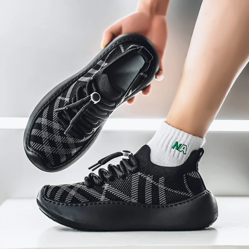 Мужская обувь Feizhi, весенняя повседневная спортивная обувь, универсальная мужская обувь, увеличивающая рост на толстой подошве
Мужская обувь Feizhi, весенняя повседневная спортивная обувь, универсальная мужская обувь, увеличивающая рост на толстой подошве