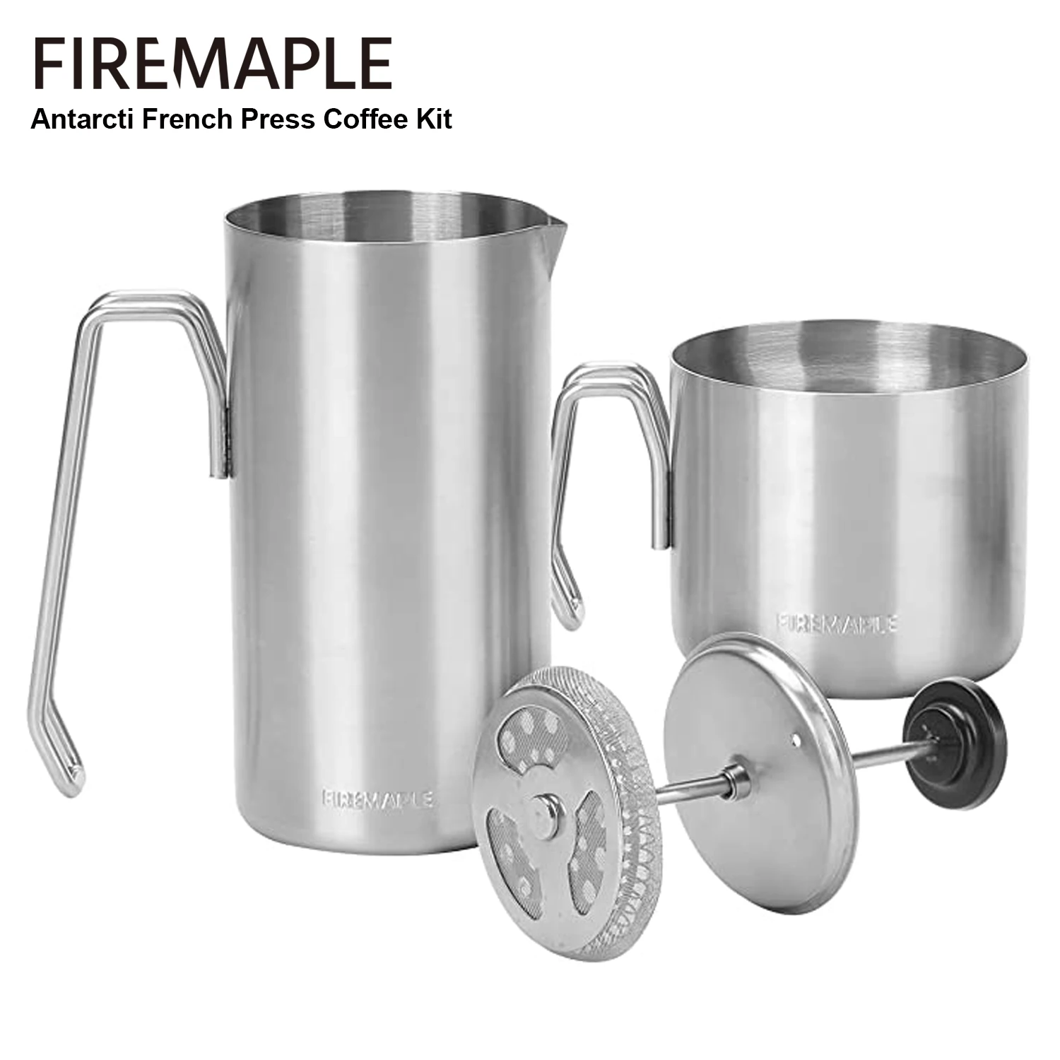 Fire Maple French Press Coffee Kit Double Layer Stainless Camping Antarcti Outdoor Coffee Maker Home and Camp Use (300ML+180ML)
Fire Maple French Press Coffee Kit Double Layer Stainless Camping Antarcti Outdoor Coffee Maker Home and Camp Use (300ML+180ML)