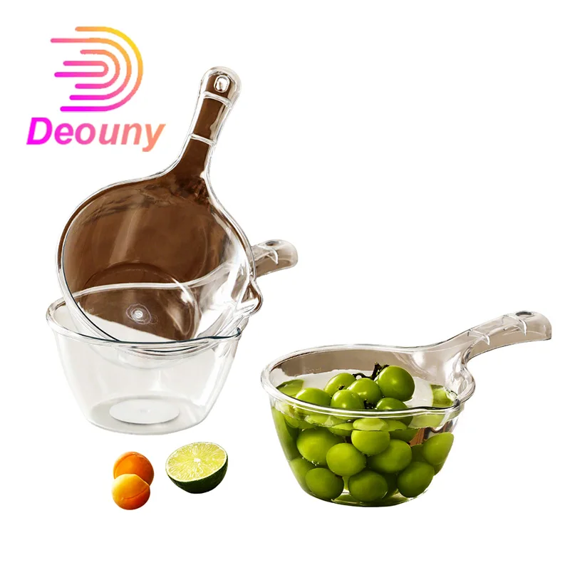 DEOUNY Deepened And Thickened Long Handle Plastic, Large Transparent Spoon, Water Ladle Home kitchen Tools
DEOUNY Deepened And Thickened Long Handle Plastic, Large Transparent Spoon, Water Ladle Home kitchen Tools