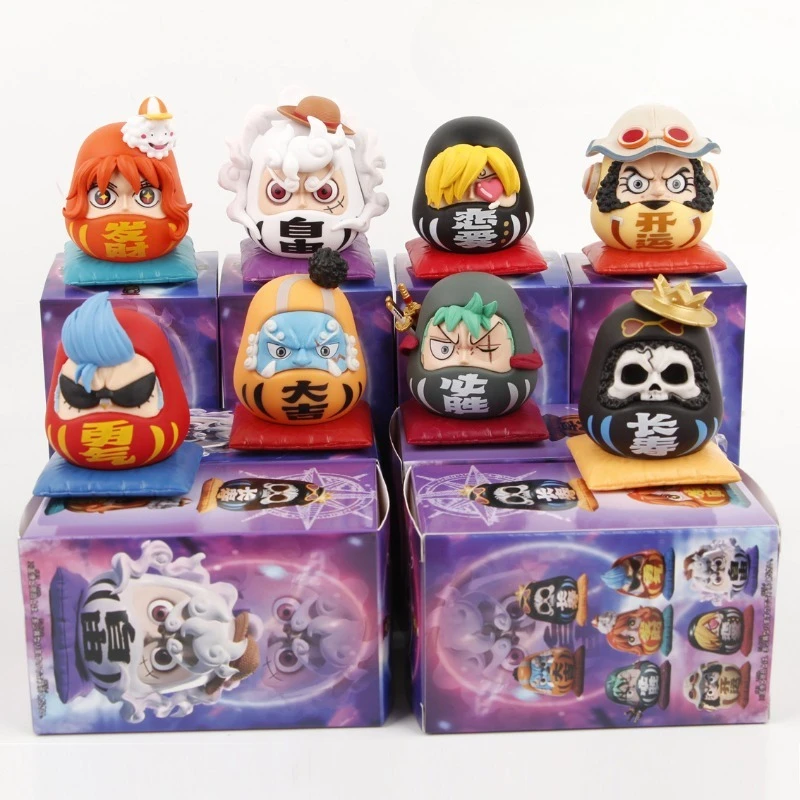 8 Pcs Anime One Piece Daruma Fortune Series Anime Figures Luffy Nami Zoro Gashapon Capsule Toys Desktop Decor Collection Gift
8 Pcs Anime One Piece Daruma Fortune Series Anime Figures Luffy Nami Zoro Gashapon Capsule Toys Desktop Decor Collection Gift