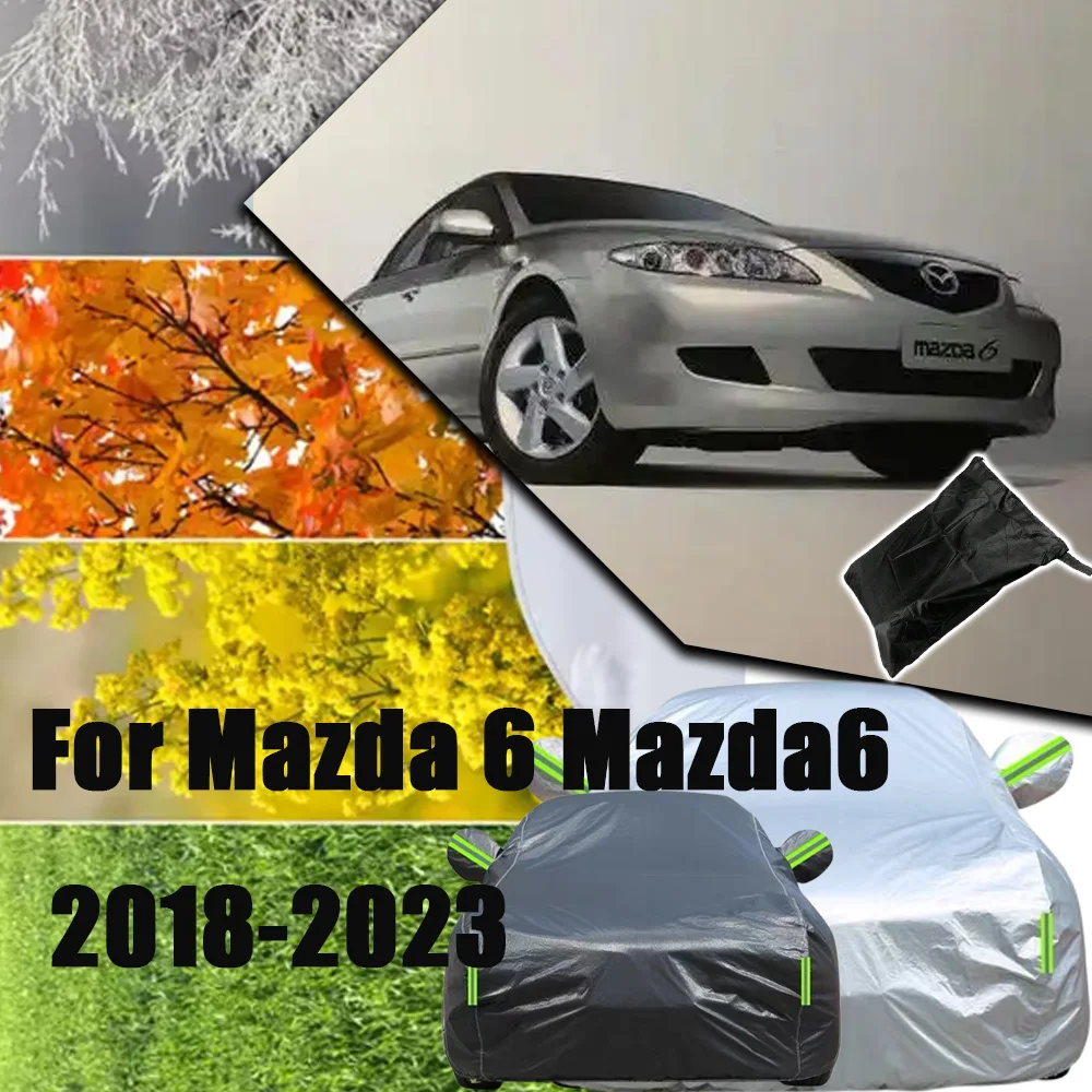 Outdoor Protection Full Car Cover Snow Cover Sunshade Waterproof Dustproof Exterior For Mazda 6 Mazda6 2018-2023 2020 2021 2022
Outdoor Protection Full Car Cover Snow Cover Sunshade Waterproof Dustproof Exterior For Mazda 6 Mazda6 2018-2023 2020 2021 2022