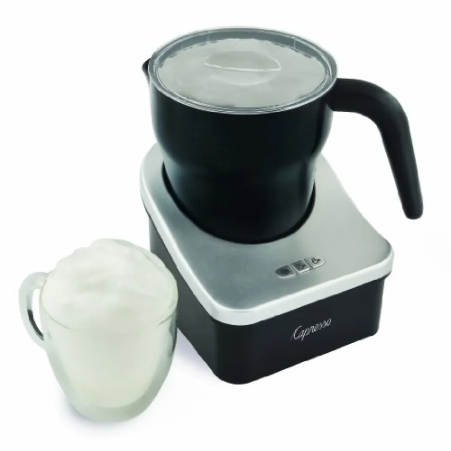 Froth PRO Automatic Milk Frother and Hot Chocolate Maker for home barista use, stainless steel body, matte black finish, one-to
Froth PRO Automatic Milk Frother and Hot Chocolate Maker for home barista use, stainless steel body, matte black finish, one-to