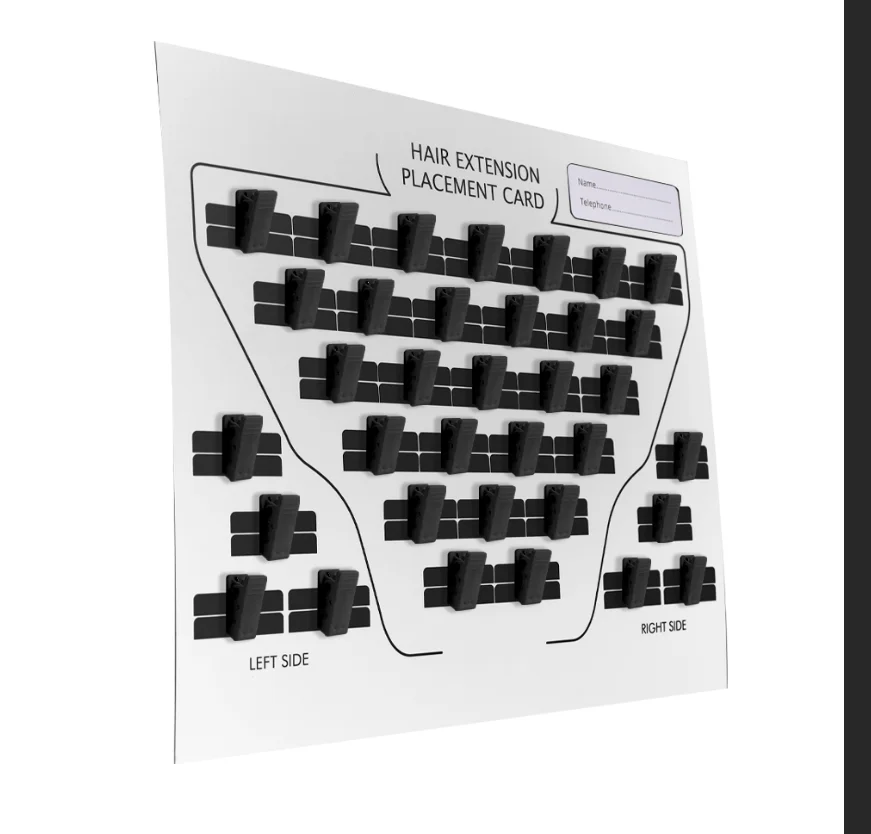 ARLANY Paper Tape In Placement Board with 35 Clips Hair Extension Hanger Carrier Hair Separate Plate for Tape in Extensions
ARLANY Paper Tape In Placement Board with 35 Clips Hair Extension Hanger Carrier Hair Separate Plate for Tape in Extensions