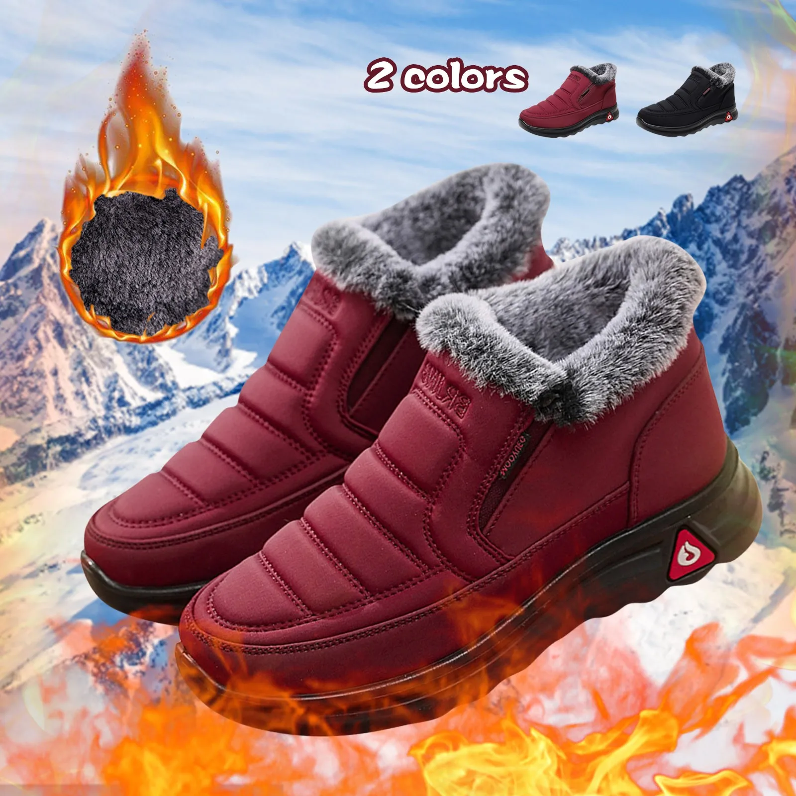 Waterproof Winter Boots for Women 2024 New Plush Snow Boots Women Ankle Boots Warm Black Couple Winter Couples Platform Shoes
Waterproof Winter Boots for Women 2024 New Plush Snow Boots Women Ankle Boots Warm Black Couple Winter Couples Platform Shoes