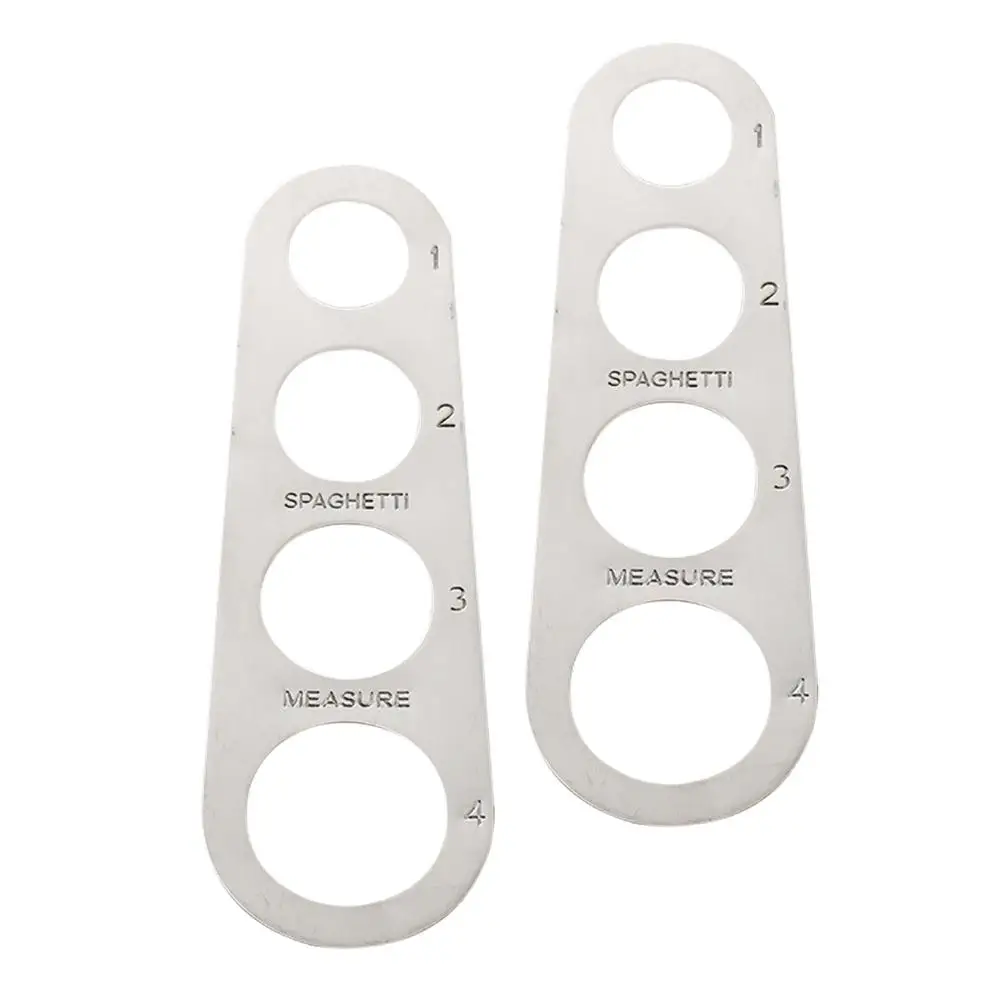 2 Pcs Pasta Measuring Ruler Noodle Spaghetti Tools Spoon Flat Stainless Steel Kitchen Gadget Precise Measurement Easy Use
2 Pcs Pasta Measuring Ruler Noodle Spaghetti Tools Spoon Flat Stainless Steel Kitchen Gadget Precise Measurement Easy Use