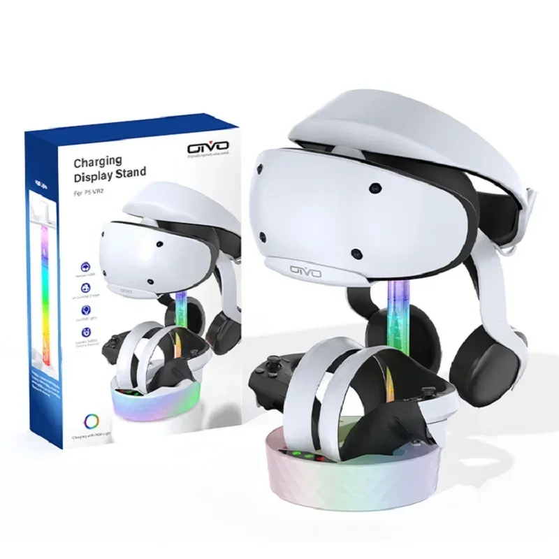 Charging Dock for PSVR2 Game Controller Charger Station Earphone Headphones Bracket Controller Charging Cradle for PS VR2
Charging Dock for PSVR2 Game Controller Charger Station Earphone Headphones Bracket Controller Charging Cradle for PS VR2