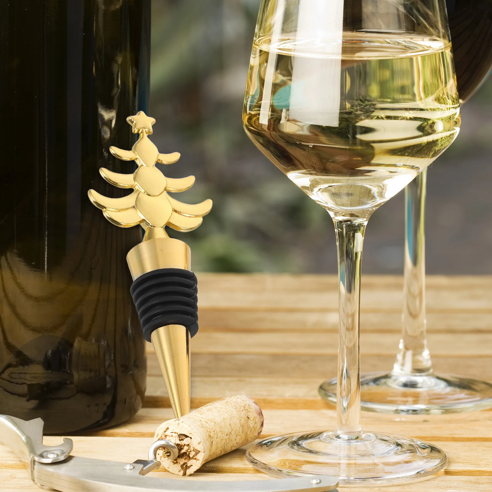 3Pcs Christmas Wine Bottle Stopper Airtight Seal Xmas Decorative Plug Party Wine Bottle Supplies Sealed Vacuum Plug
3Pcs Christmas Wine Bottle Stopper Airtight Seal Xmas Decorative Plug Party Wine Bottle Supplies Sealed Vacuum Plug