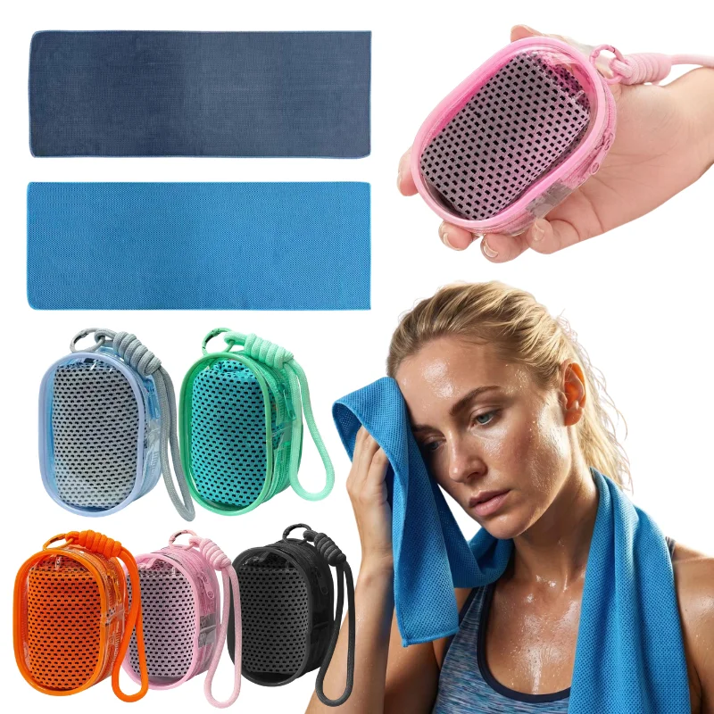  Summer Instant Cold Cooling Towel Quick Dry Sweat Absorbing Workout Towel Portable Carry Case For Gym Beach Cycling Use
Summer Instant Cold Cooling Towel Quick Dry Sweat Absorbing Workout Towel Portable Carry Case For Gym Beach Cycling Use
