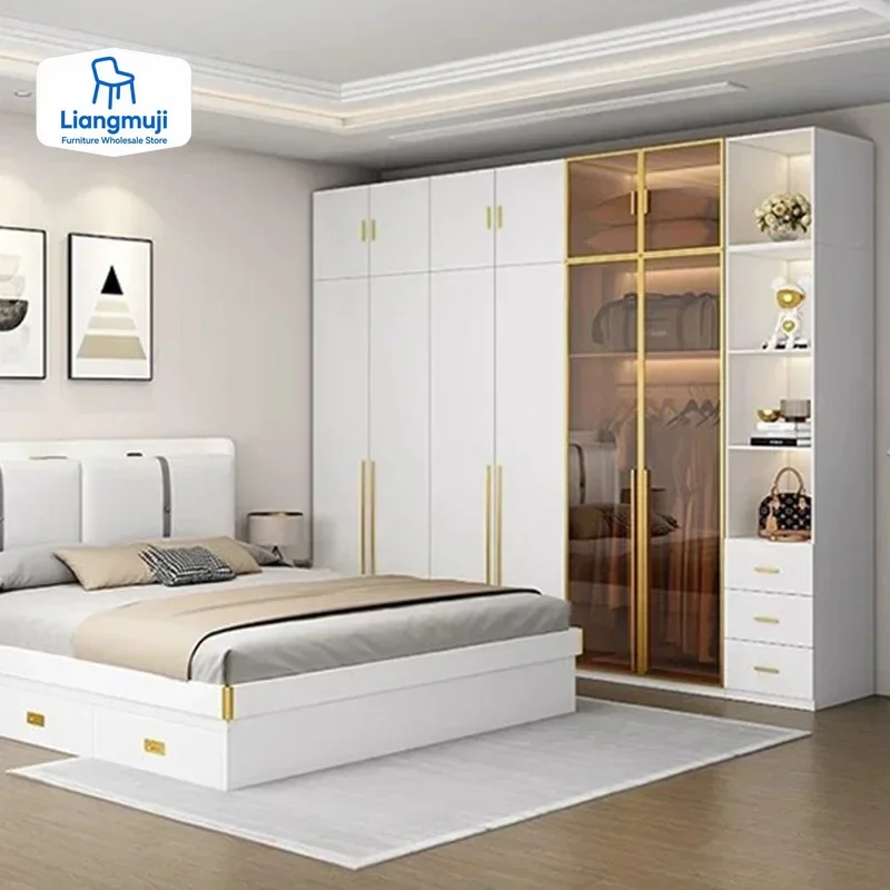 Open Nordic Wardrobe Minimalist Modern Display Wooden Cupboard Closet Storage Organizer Clothes Vestidores Trendy Furniture
Open Nordic Wardrobe Minimalist Modern Display Wooden Cupboard Closet Storage Organizer Clothes Vestidores Trendy Furniture