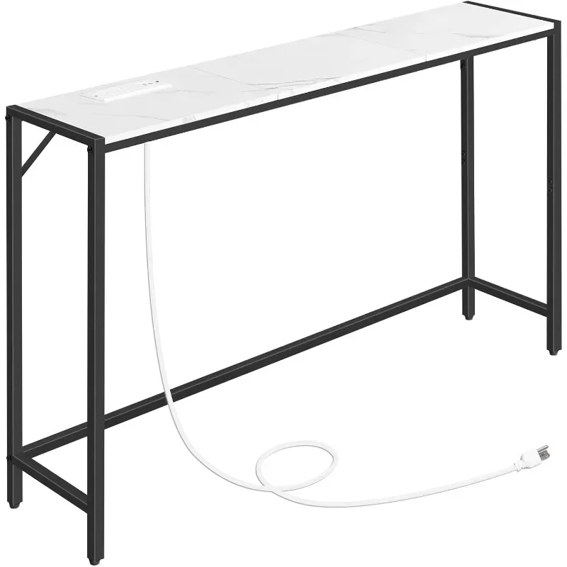 Console Table, Narrow Sofa Entrance Table with Power Station, Behind Couch Simple Style
Console Table, Narrow Sofa Entrance Table with Power Station, Behind Couch Simple Style