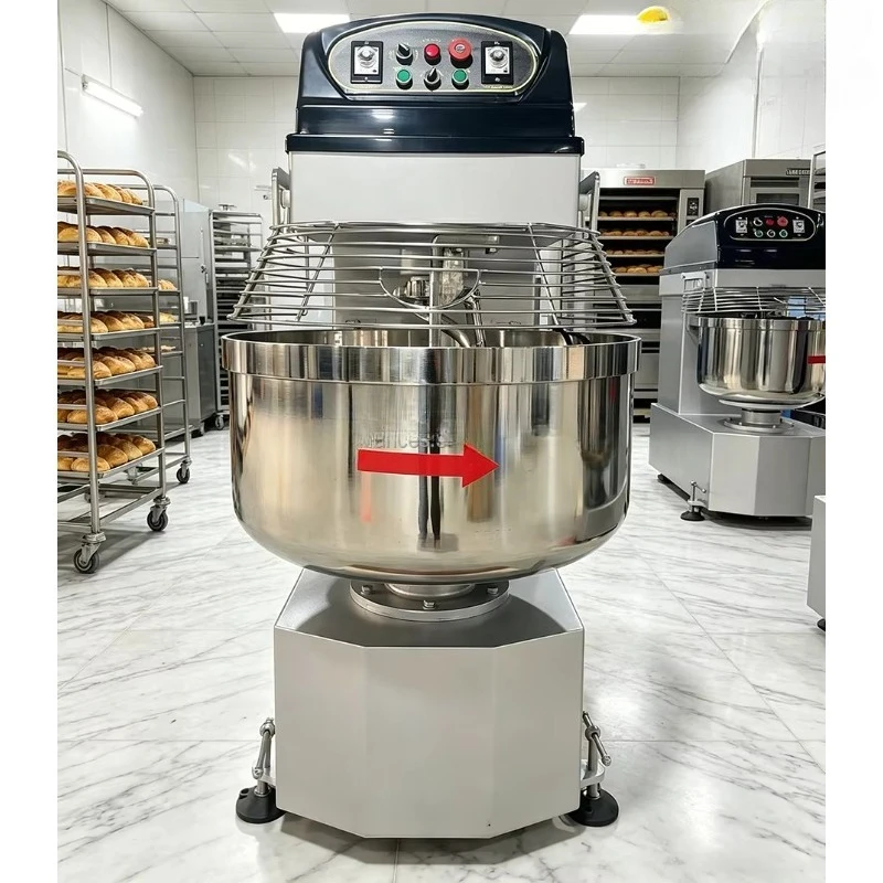 2026 New 130L 50kg Hot Selling Factory Bread Pizza Baguette Bread Wheat Kneader Spiral Dough Mixer with 2 motors and 2 gears
2026 New 130L 50kg Hot Selling Factory Bread Pizza Baguette Bread Wheat Kneader Spiral Dough Mixer with 2 motors and 2 gears