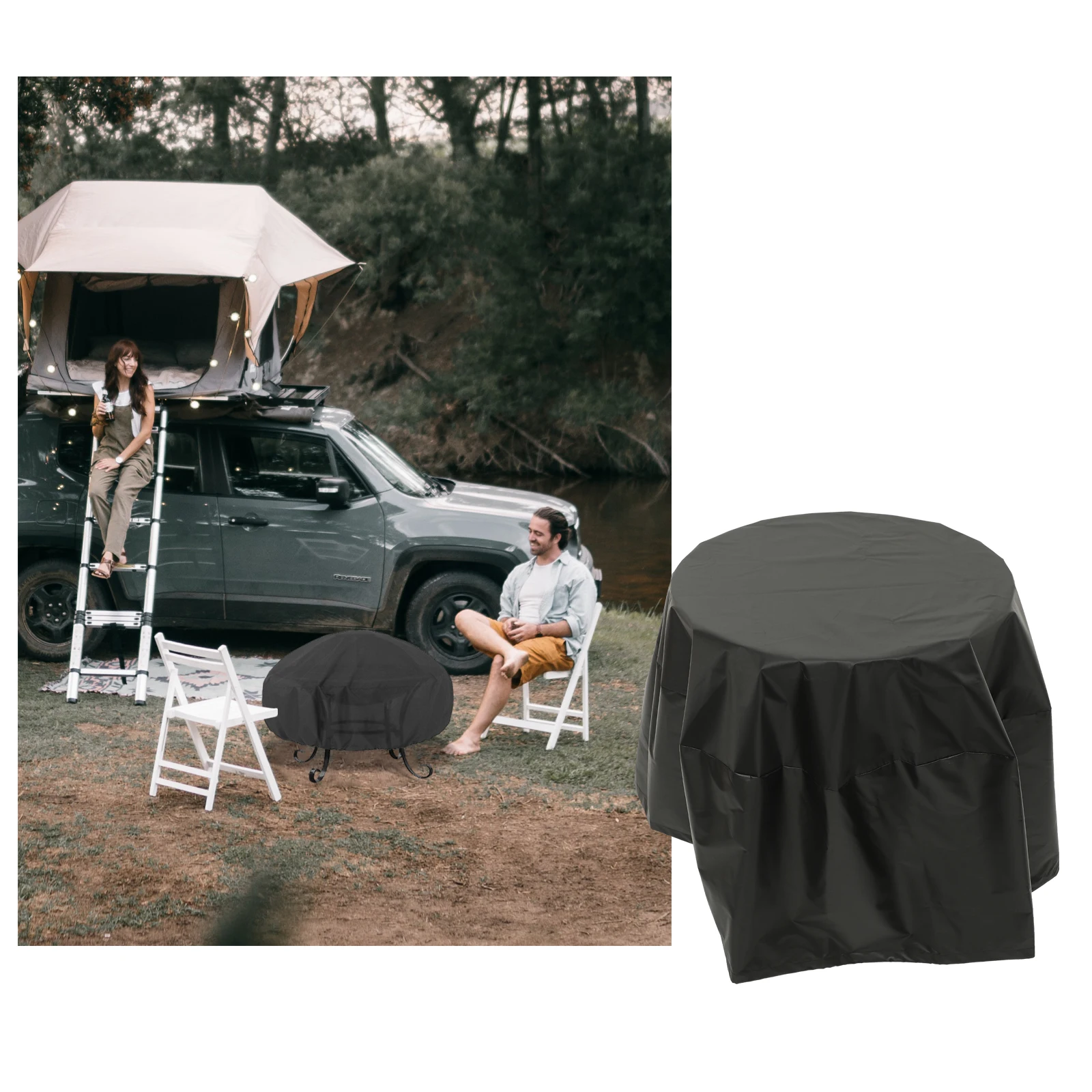 Round BBQ Cover 210D Silver Fabric Large Size Waterproof Windproof UV Resistant Dustproof Grill Cover for Garden Outdoor Fire
Round BBQ Cover 210D Silver Fabric Large Size Waterproof Windproof UV Resistant Dustproof Grill Cover for Garden Outdoor Fire