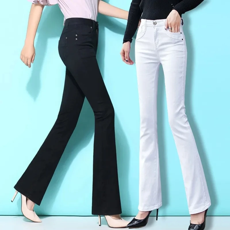 Flare Denim Pants Women's High Waisted Jeans 2023 Spring New Korean Fitting Casual Stretch Slim Micro Flare Long Pants Ladies K
Flare Denim Pants Women's High Waisted Jeans 2023 Spring New Korean Fitting Casual Stretch Slim Micro Flare Long Pants Ladies K