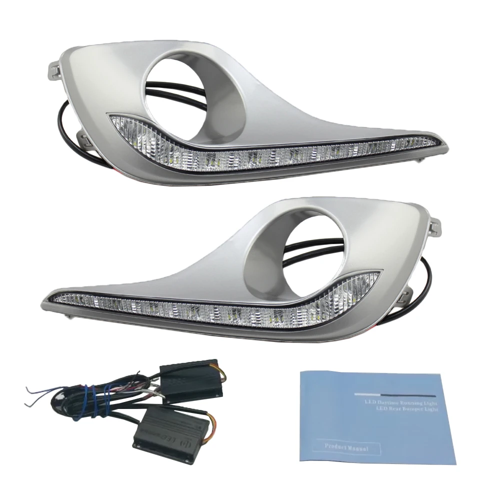 LED Daytime Running Lights with White Driving Light+ Yellow Flashing Turn Signal Fit for Toyota Highlander 2012-2013
LED Daytime Running Lights with White Driving Light+ Yellow Flashing Turn Signal Fit for Toyota Highlander 2012-2013