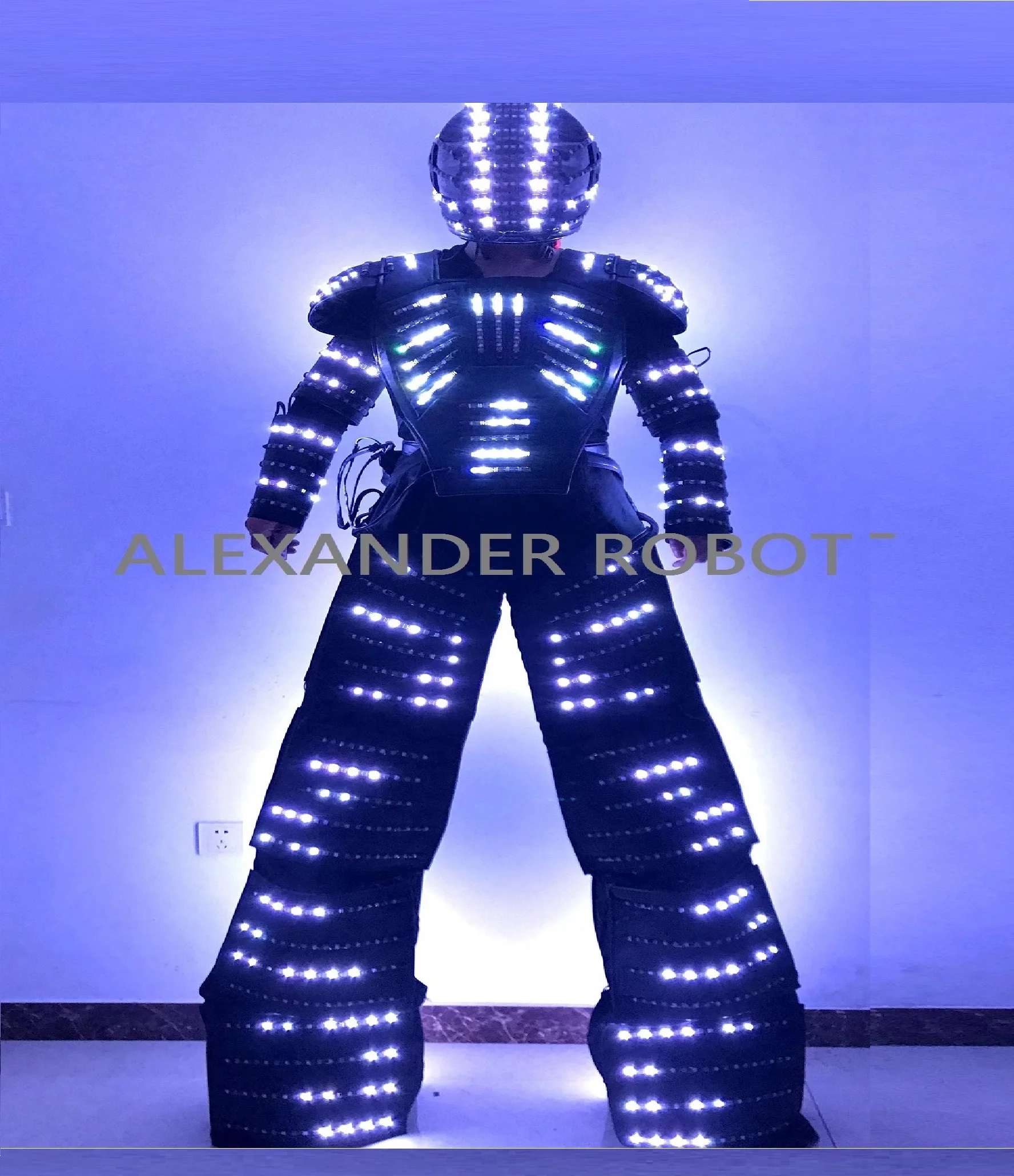 Full Color Pixel Stilts Walker LED Suit LED Robot Costume Clothes Helmet Laser Gloves CO2 Gun Jet Machine's robot
Full Color Pixel Stilts Walker LED Suit LED Robot Costume Clothes Helmet Laser Gloves CO2 Gun Jet Machine's robot
