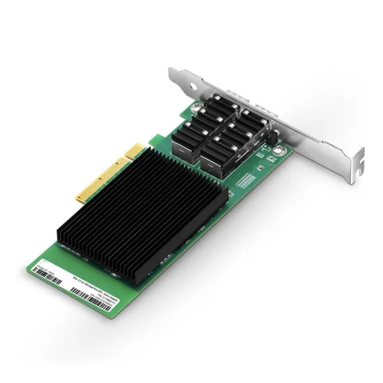 It independently develops a Dual-Port 10G SFP+ | dual-port | PCIe 3.0 x 8 optical fiber device using X710-BM2 chip
It independently develops a Dual-Port 10G SFP+ | dual-port | PCIe 3.0 x 8 optical fiber device using X710-BM2 chip