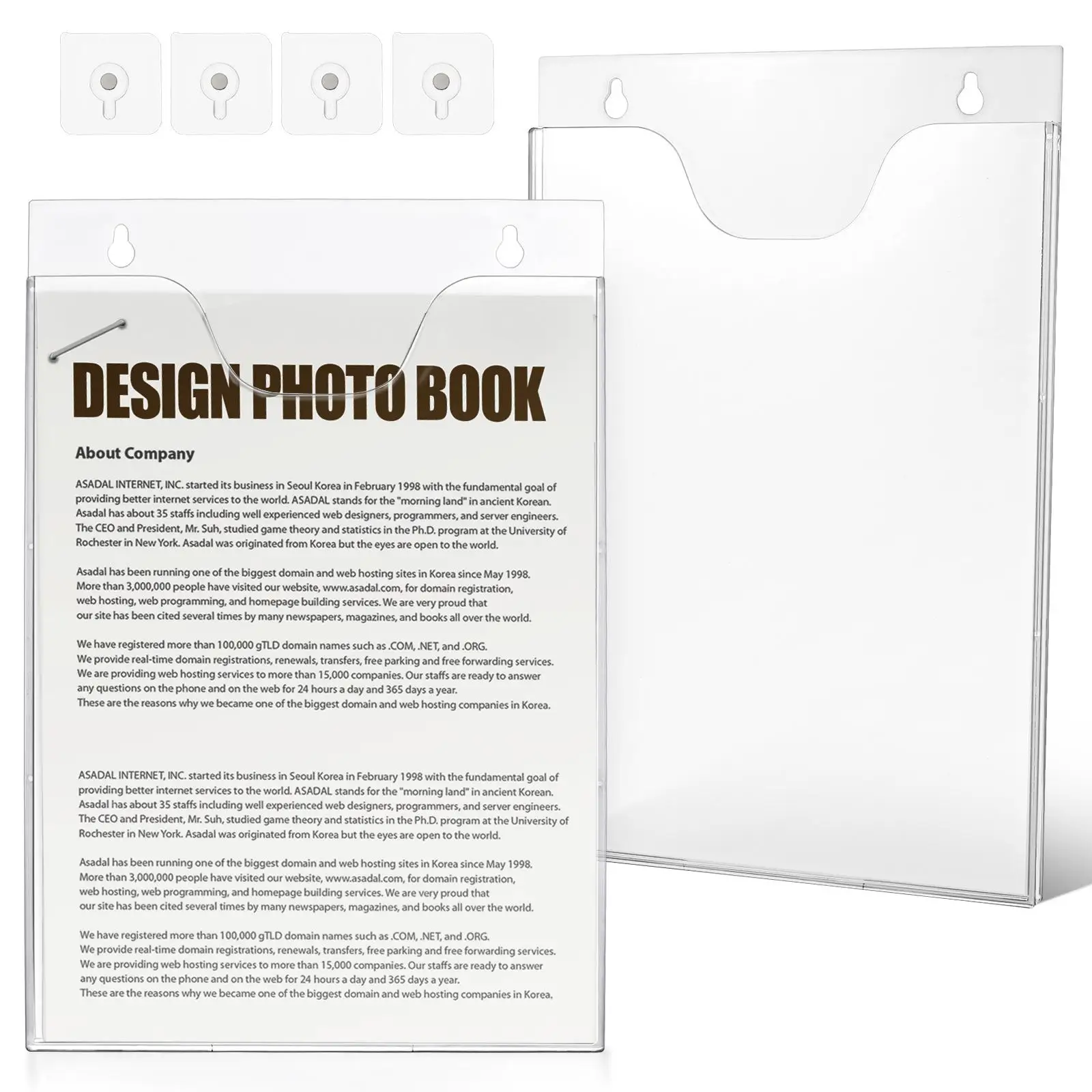 2 pcs Wall-mounted Acrylic Document Rack Clear File Holder Vertical Postcard Organizer Office Supplies Brochure Display Magazine
2 pcs Wall-mounted Acrylic Document Rack Clear File Holder Vertical Postcard Organizer Office Supplies Brochure Display Magazine