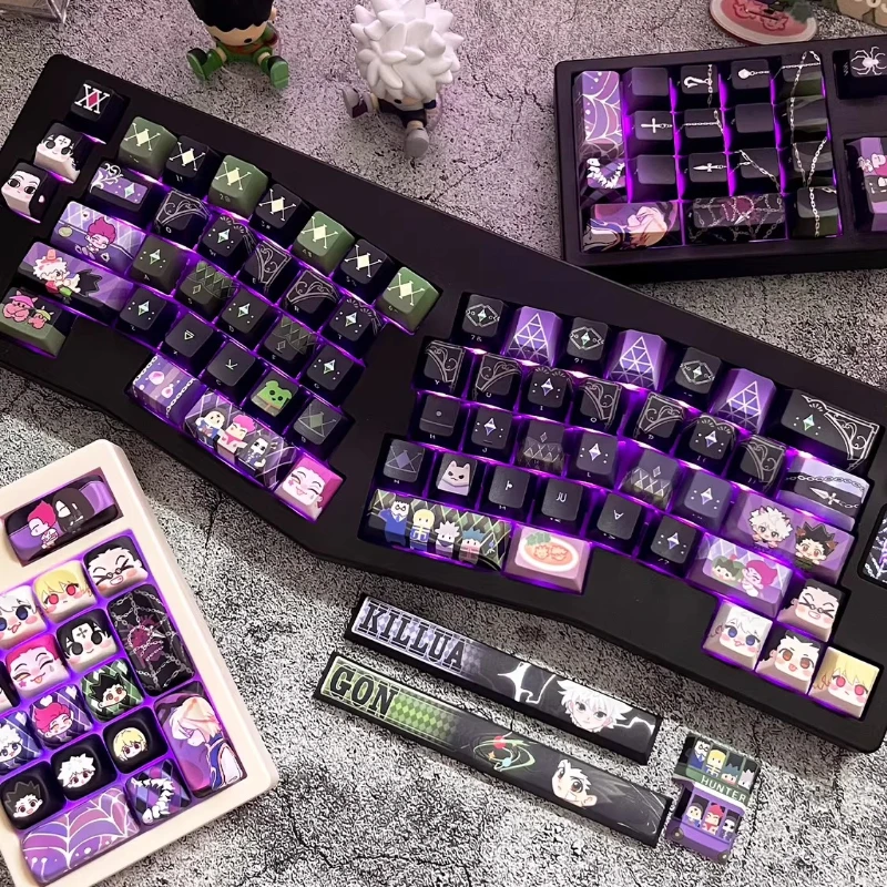 Набор кейкапов HUNTER × HUNTER Anime, 142 клавиши, кастомные PBT-кейкапы с сублимацией, профиль Cherry, для механических клавиатур с переключателями MX, подарок
Набор кейкапов HUNTER × HUNTER Anime, 142 клавиши, кастомные PBT-кейкапы с сублимацией, профиль Cherry, для механических клавиатур с переключателями MX, подарок