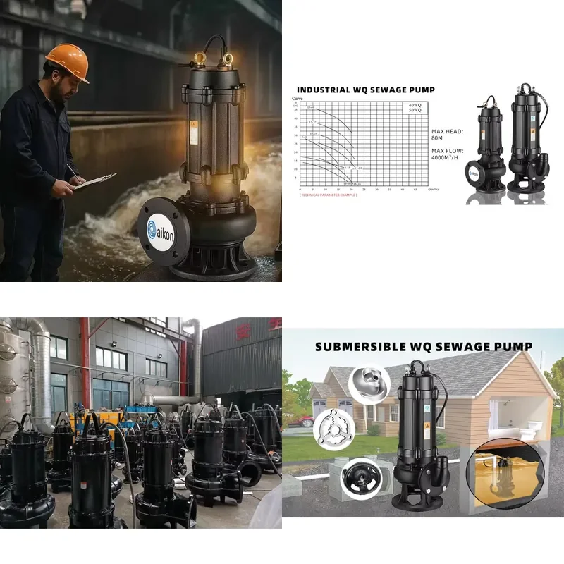 Hot Sale Electrical Large Flow Pump Submersible Sewage Intelligent Water Pump
Hot Sale Electrical Large Flow Pump Submersible Sewage Intelligent Water Pump