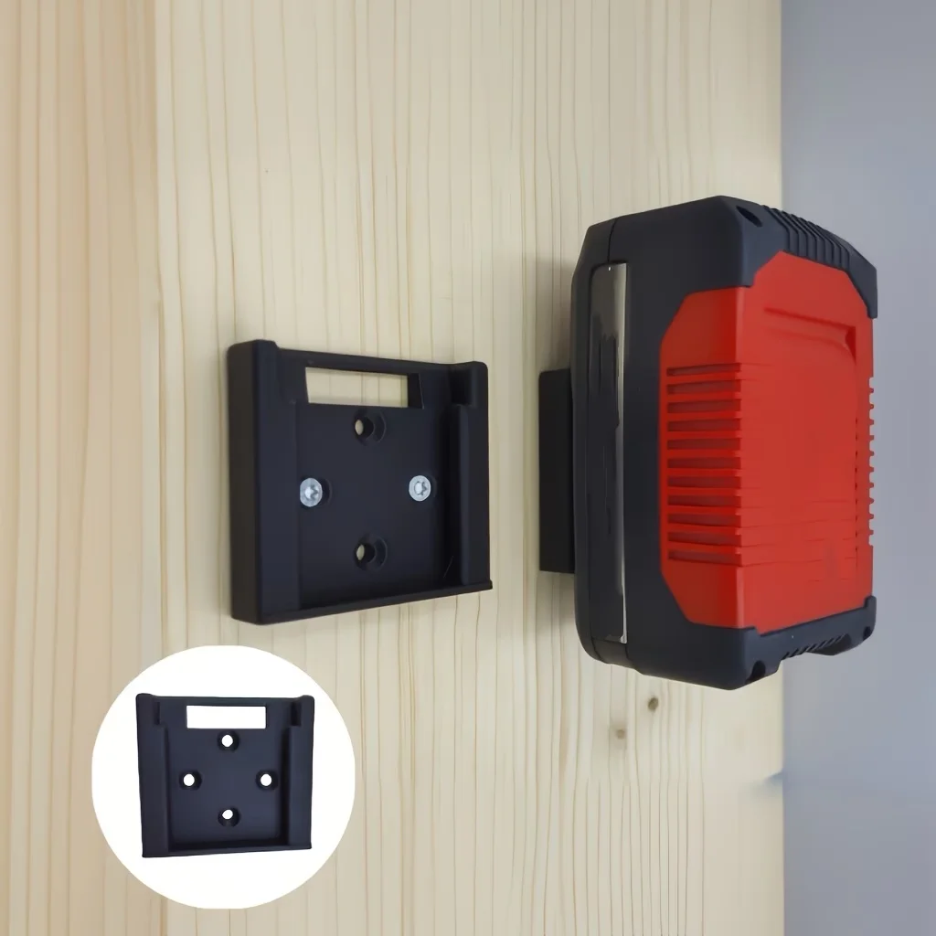 1pc Wall-Mounted Battery Holder Battery Storage Rack Suitable For Einhell 18V Batteries Wholesale
1pc Wall-Mounted Battery Holder Battery Storage Rack Suitable For Einhell 18V Batteries Wholesale