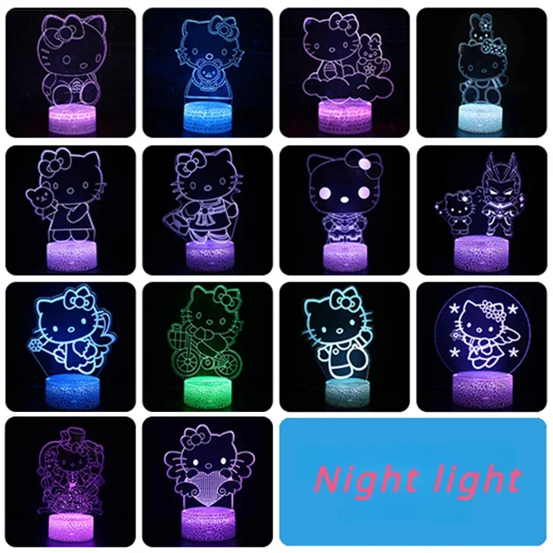 Креативный Sanrio Kuromi Cinnamoroll, 7 цветов, 3D ночник, Женская милая домашняя спальня, прикроватная атмосфера, искусственные украшения, игрушки
Креативный Sanrio Kuromi Cinnamoroll, 7 цветов, 3D ночник, Женская милая домашняя спальня, прикроватная атмосфера, искусственные украшения, игрушки