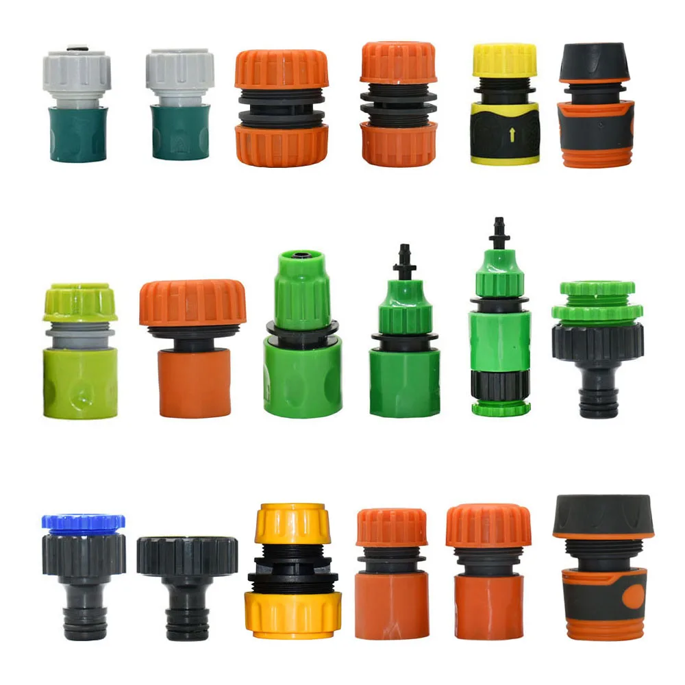 Garden Hose Quick Connector 4/7 8/11 1/2 3/4 1" Stop Water Connector Garden Watering Pipe Coupler Drip Irrigation System Fitting
Garden Hose Quick Connector 4/7 8/11 1/2 3/4 1" Stop Water Connector Garden Watering Pipe Coupler Drip Irrigation System Fitting