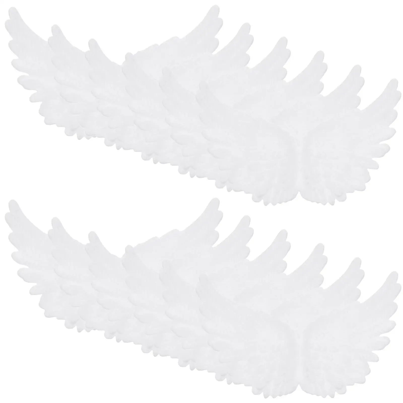 6 Pcs Angel Wings Accessories White Plastic DIY Craft Ornaments for Christmas Tree Wreath Wind Chimes Decorations Gifts
6 Pcs Angel Wings Accessories White Plastic DIY Craft Ornaments for Christmas Tree Wreath Wind Chimes Decorations Gifts