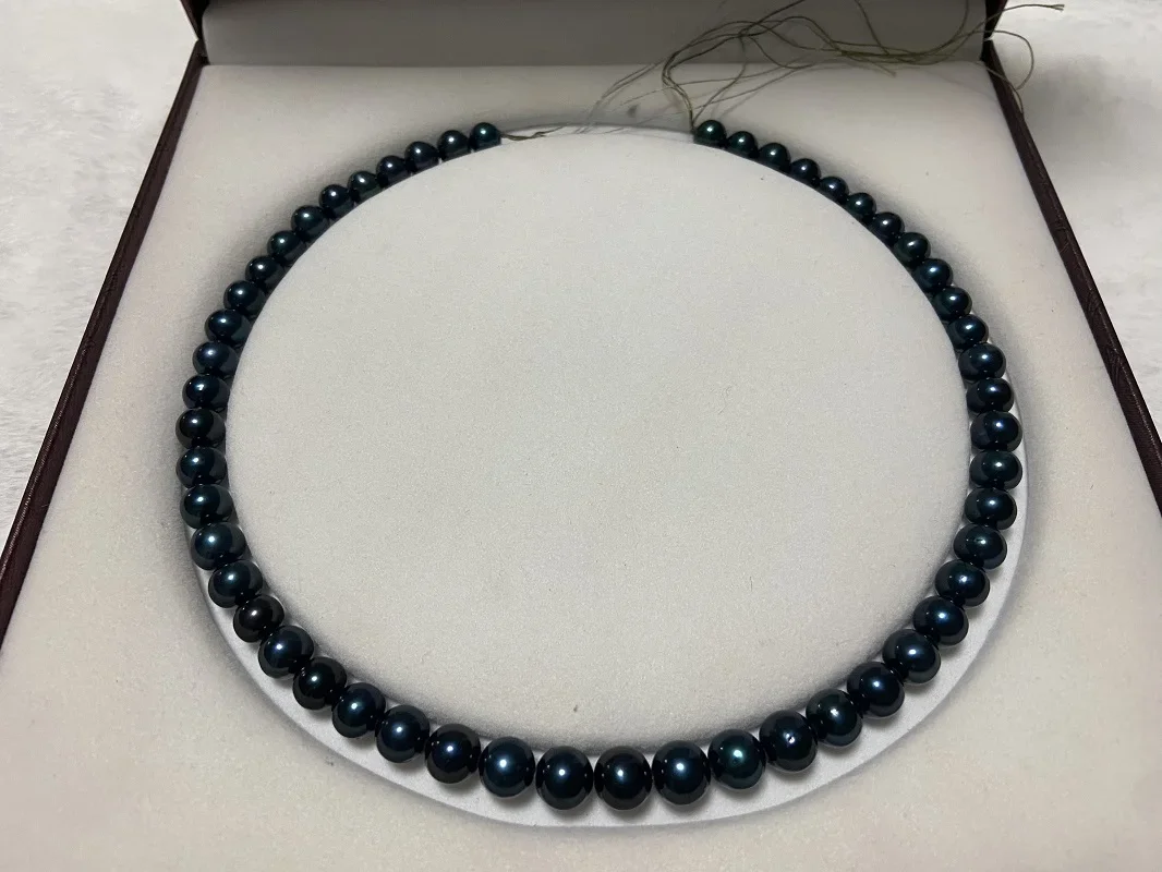 Natural Huge 8-9mm Sea Genuine Luster Round Pearl Necklace Party for Women Jewelry 925 Sterling Silver
Natural Huge 8-9mm Sea Genuine Luster Round Pearl Necklace Party for Women Jewelry 925 Sterling Silver
