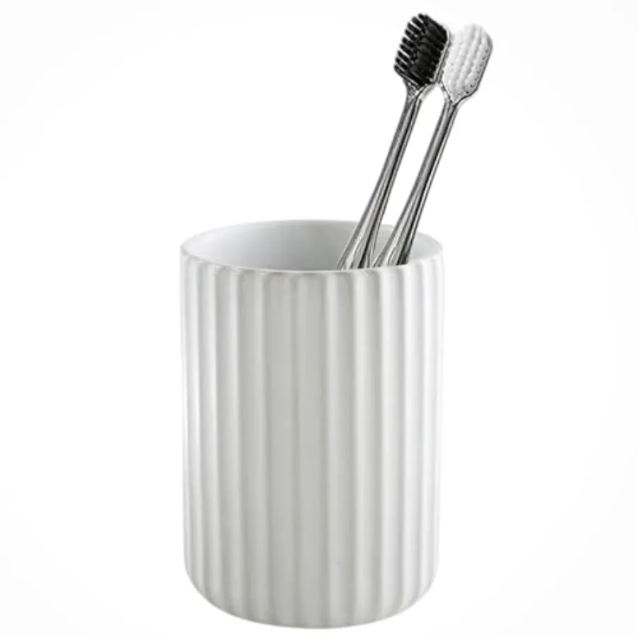 Ceramic Toothbrush Holder for Bathroom, Ceramic Toothbrush Cup, Toothpaste Organizer for Bathroom Countertop, Bathroom Storage
Ceramic Toothbrush Holder for Bathroom, Ceramic Toothbrush Cup, Toothpaste Organizer for Bathroom Countertop, Bathroom Storage