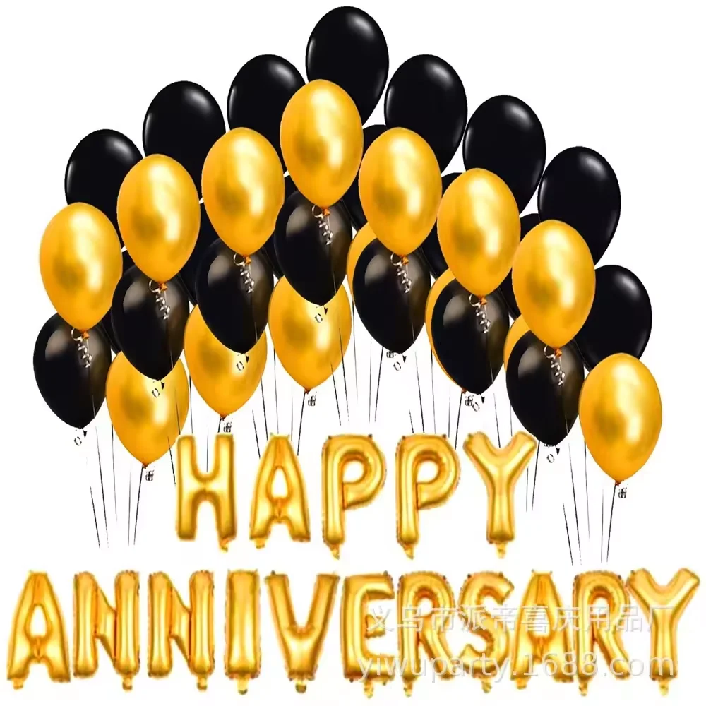 16 inch HAPPY ANNIVERSARY Balloon Set Happy Anniversary Aluminum Balloon Set
16 inch HAPPY ANNIVERSARY Balloon Set Happy Anniversary Aluminum Balloon Set