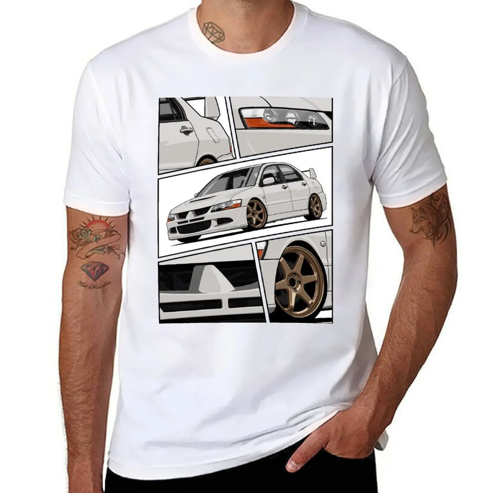 Lancer Evolution VIII (white) T-Shirt essential t shirt t shirts for man pack cotton T-Shirt
Lancer Evolution VIII (white) T-Shirt essential t shirt t shirts for man pack cotton T-Shirt